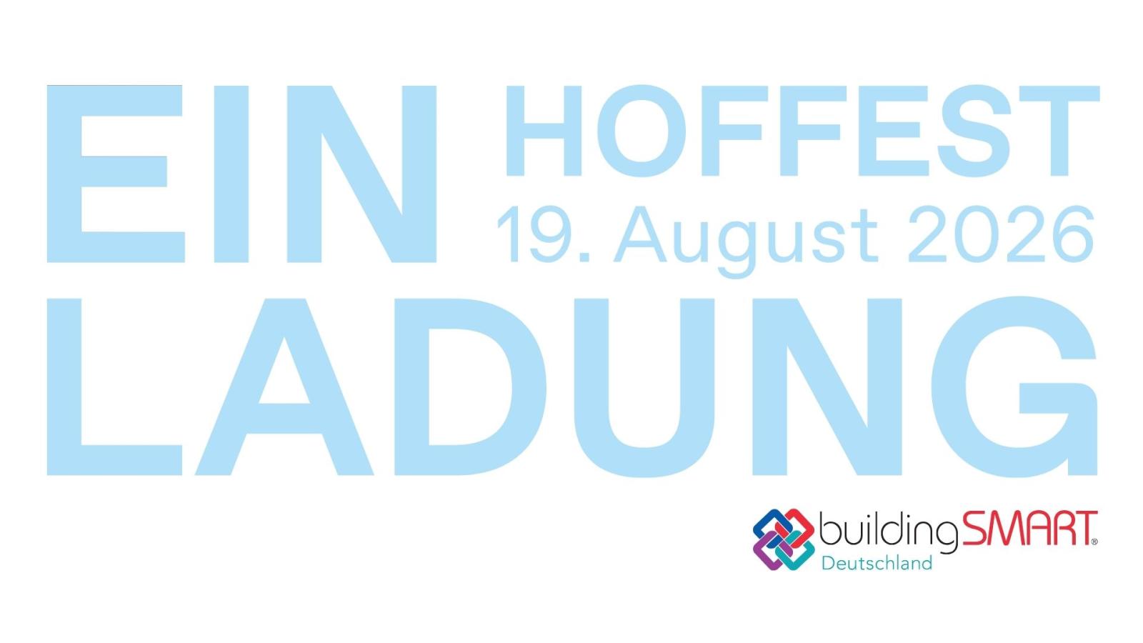 Einladung Hoffest 19. August 2026