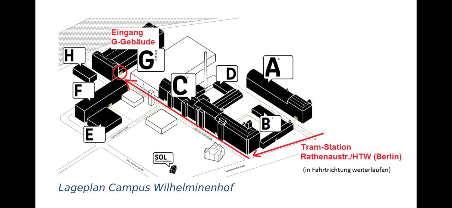Lageplan HTW Berlin